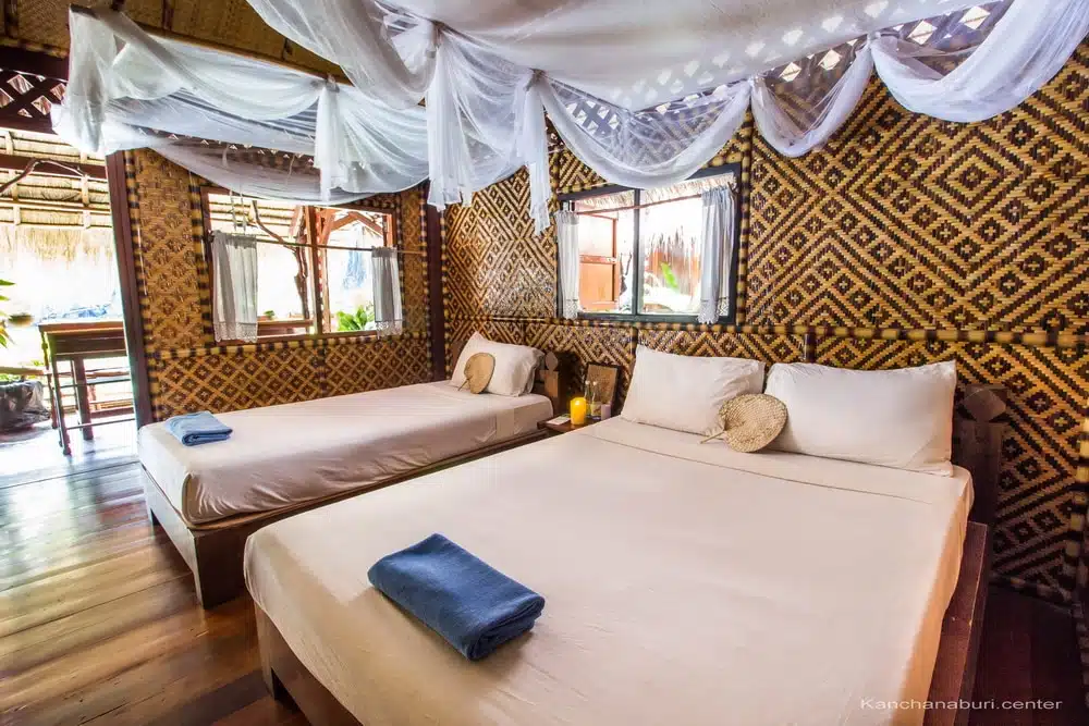 River Kwai Jungle raft Rooms