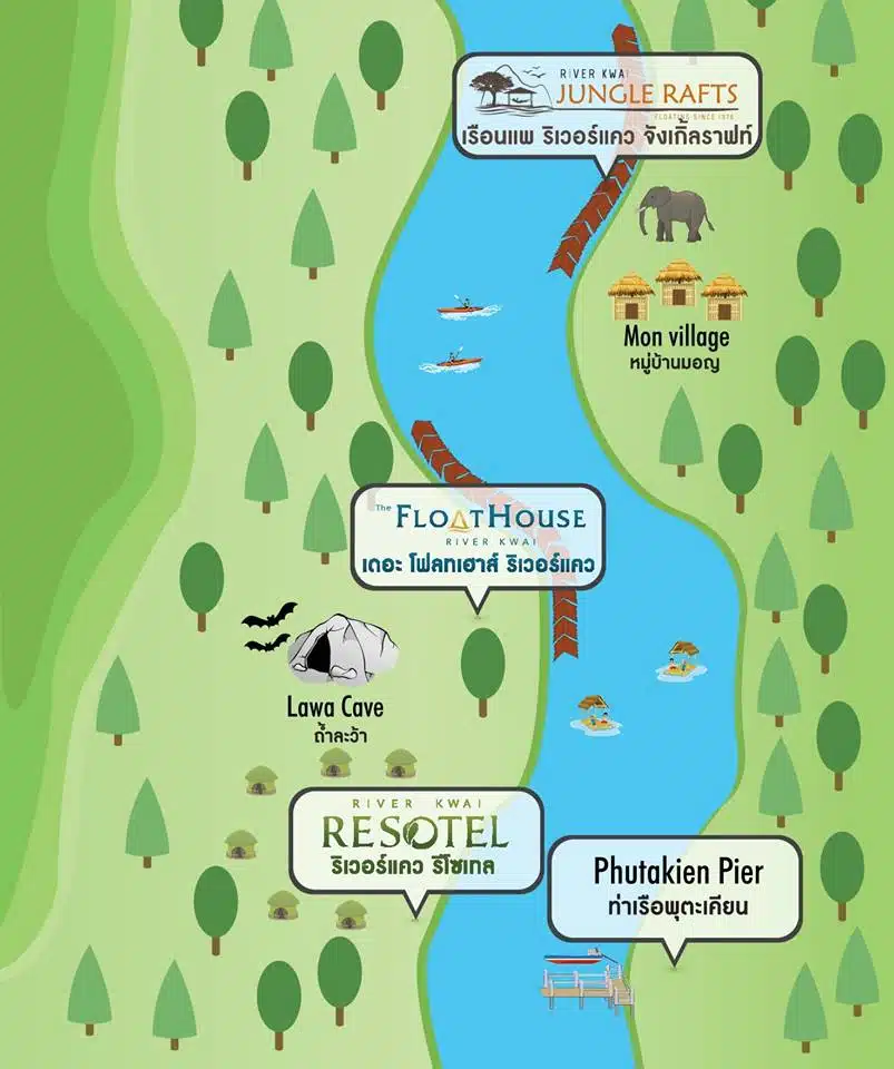 Jungle Rafts Map