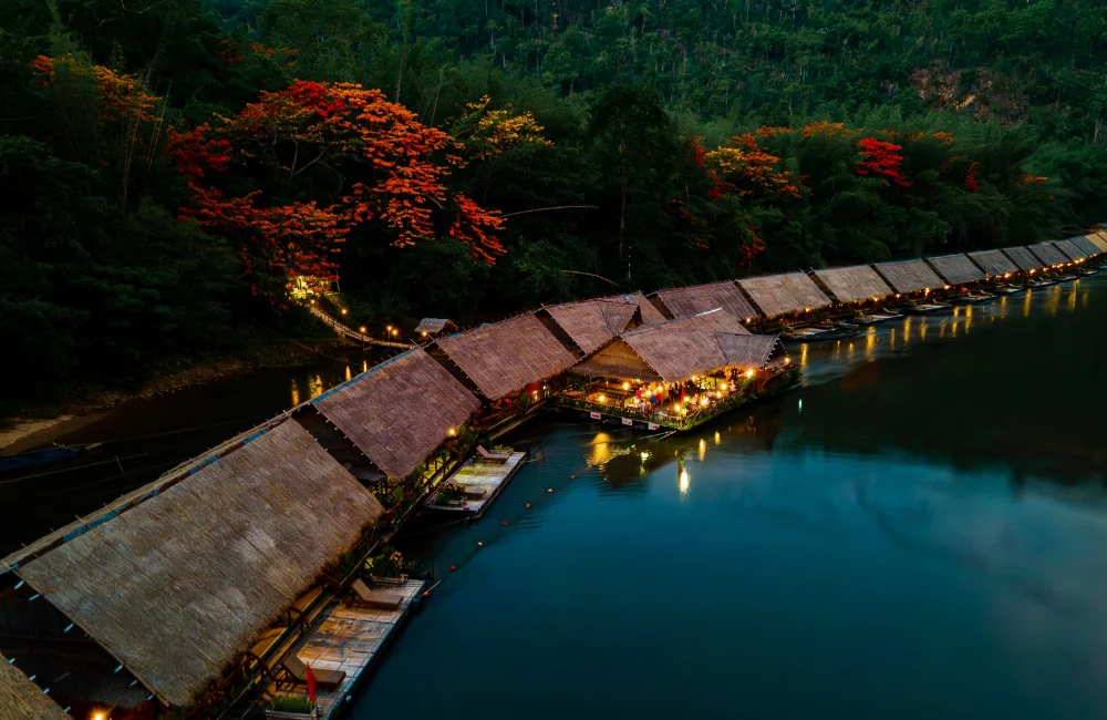 Stargazing Stay In Kanchanaburi – Riverside Floating Resort Experience