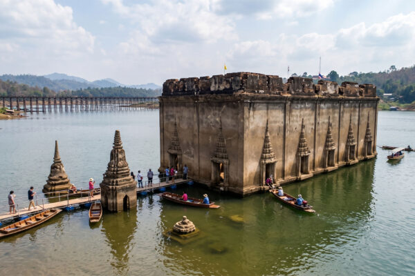 Sail into the Mystery: Explore Sangkhlaburi’s 'Sunken Temple' & Experience Off-the-Grid Luxury at River Kwai Jungle Rafts 1